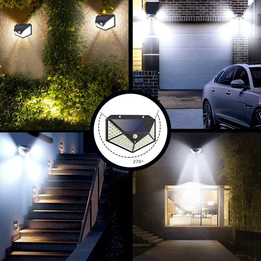 ⏳🔥LIMITED-TIME 50% OFF! ⏰☀️ Solar Motion Sensor Lights – 100 LED, IP65 Waterproof, Zero Bills 🏡🔒