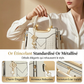🌸👜 PROMO FLASH 50% ! Sac À Main Femme Élégant – Poignées & Bandoulière, Cuir PU, Texture Coutures en V, 8 Couleurs, Organisation Intelligente ✨