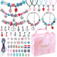 💫 60% OFF NOW! 🎁 Charm Bracelet Making Kit - Includes Beads & Tools, Creative Fun for Kids/Adults, Perfect Gift Idea 👧📦