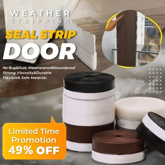 ⏳🔥LIMITED-TIME 50% OFF! ⏰5M Self‑Adhesive Door Seal Strip – Flexible, Multi‑Purpose ✨