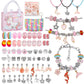 💫 60% OFF NOW! 🎁 Charm Bracelet Making Kit - Includes Beads & Tools, Creative Fun for Kids/Adults, Perfect Gift Idea 👧📦