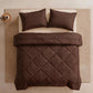 ⏳🔥LIMITED-TIME 50% OFF! ⏰🛏️3-Piece Quilted Comforter Set with Shams☁️