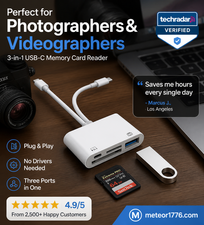 📱 Transfer Camera Photos Straight to Your Phone – Pocket-Sized CF/SD/microSD Reader. Half Price. Free UK Delivery