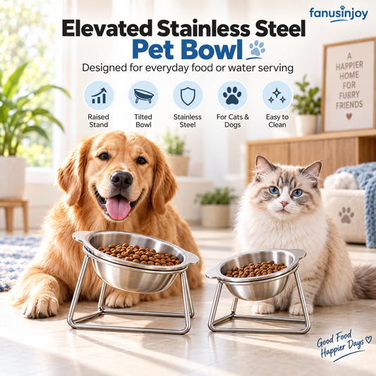 ⏳🔥LIMITED-TIME 50% OFF! ⏰ 15° Tilted Orthopaedic Feeding Bowl🥣🐾