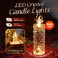 ⏳🔥LIMITED-TIME 50% OFF! ⏰LED Crystal Candle Lights- Romantic Tabletop Night Lights🎁