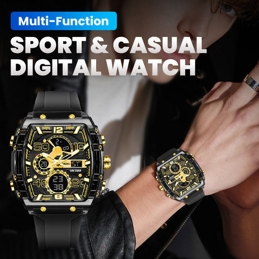 ⏳🔥LIMITED-TIME 50% OFF! ⏰ LED Backlight + Stopwatch – Multi-Function Sport & Casual Digital Watch ⌚️💪