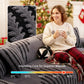 ⏳🔥LIMITED-TIME 50% OFF! ⏰Soft Plush Non‑Slip Couch Cover‑Thick Striped Sofa Throw Cover, Cozy Winter‑Friendly Furniture Protector for Living Room, Anti‑Slip Universal Sofa Slipcover