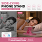⏳🔥LIMITED-TIME 50% OFF! ⏰💞50K+ SOLD!✨ 💝Side-Lying Phone Stand