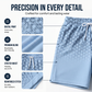 ⏳Time-Limited Special⏰Men's Geometric Print Collared Top & Shorts Set – Modern Pattern & Breathable Coordinated Look 🔷