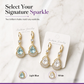 ⏳🔥LIMITED-TIME 50% OFF! ⏰🌈Elegant Rhinestone Water Drop Dangle Earrings💎