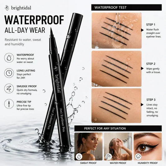 ⏳🔥LIMITED-TIME 50% OFF! ⏰Waterproof • Smudge-Proof • All-Day Wear
