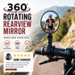 ⏳🔥LIMITED-TIME 50% OFF! ⏰360° Rotating Rearview Mirror – Clear view behind, no more neck twisting. Fits bikes, e‑bikes & motorcycles. Tool‑free silicone strap! 🛡️✨