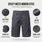 🔥 Pro-Favorite Men's Outdoor Cargo Shorts – Cotton Blend – Breathable 🏕️
