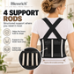 ⏳🔥LIMITED-TIME 50% OFF! ⏰ Support Your Back Instantly! Breathable 4-Rod Waist Support Brace
