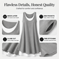 ⏳Limited time – 50% OFF⏰💃Women's Casual Loose Sleeveless Fake Two Piece Tank Dress