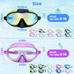 👓SUMMER GIFT – ONLY £11.99!!🏆#1 Bestselling🏊‍♀️HD children's large frame waterproof and anti-fog swimming goggles