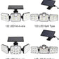 🎁Hot Sale 56% OFF🔥Solar Outdoor Lights 138LED Security Lights, 3 Heads Dimmable SpotLights with 3 Modes, IP65 Waterproof