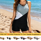 🔥Summer Sale 55% OFF🎁Women's Printed Tankini Swimsuit – 2-Piece Tummy Control Set 🌸