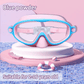👓SUMMER GIFT – ONLY £11.99!!🏆#1 Bestselling🏊‍♀️HD children's large frame waterproof and anti-fog swimming goggles