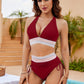 ⏰2026 Summer Hot Sale 60% OFF⏳High Waisted Tummy Control Color Block Bikini Set 🕶️