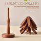 🎅Xmas Sales - 50% OFF🎄✨Natural Tree Trivet Set - 4 Wooden Trivets & 1 Stand Like a Christmas Tree
