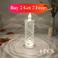 ⏳🔥LIMITED-TIME 50% OFF! ⏰LED Crystal Candle Lights- Romantic Tabletop Night Lights🎁