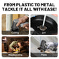 ⏳🔥LIMITED-TIME 50% OFF! ⏰12V Cordless Mini Angle Grinder, 3-in-1 Cut Grind Polish Power Tool, 15000RPM Portable Electric Grinder with 1500mAh Battery for DIY Small Projects