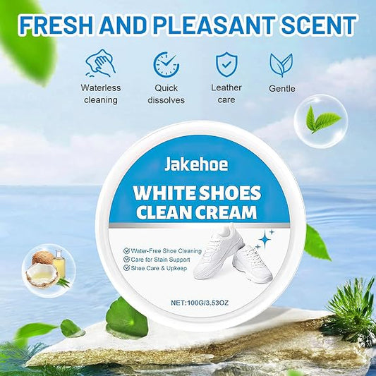 ⏳🔥LIMITED-TIME 50% OFF! ⏰✨ Waterless White Shoe Cleaner — Instant Stain Removal, Restores Fresh Look