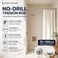 ⏳🔥LIMITED-TIME 50% OFF! ⏰ Adjustable No-Drill Tension Rod – Damage-Free Install, Anti-Slip & Multi-Purpose, Max 15KG Load 🏠