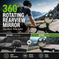 ⏳🔥LIMITED-TIME 50% OFF! ⏰360° Rotating Rearview Mirror – Clear view behind, no more neck twisting. Fits bikes, e‑bikes & motorcycles. Tool‑free silicone strap! 🛡️✨