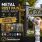 ⏳🔥LIMITED-TIME 50% OFF! ⏰Refresh paint surfaces in one simple spray!✨🏠Water-Based Metallic Silver Paint with Built-in Brush💥👍