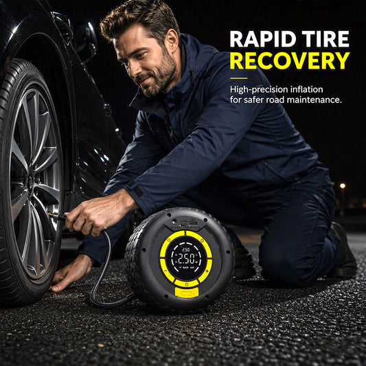 ⏳🔥LIMITED-TIME 50% OFF! ⏰ 2-in-1 Jump Starter + Tire Inflator 🔋 — Powerful, Compact and Reliable Portable Air Compressor ⚡ Ideal for Roadside Emergencies 🛠️