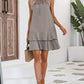 🌸 LIMITED TIME 55% OFF! 👗 Women's Geometric Print Bow Dress – Abstract Art Meets Timeless Style with Elegant Lacing Details 🎀