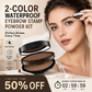 💄60% OFF NOW ! 🖌️2-Color Waterproof Eyebrow Stamp Powder Kit, Smudge-Proof Quick Natural Full Brow Makeup with Dual-End Brush