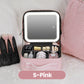 💄50% OFF!🎁Flawless Makeup Anywhere – Portable LED Mirror Makeup Bag!✨