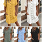 ⏳Limited time – 55% OFF⏰✨Women’s Summer Midi Dress – Breezy, Flattering & Effortlessly Chic! Lightweight Button-Down with Pockets 🇬🇧☀️