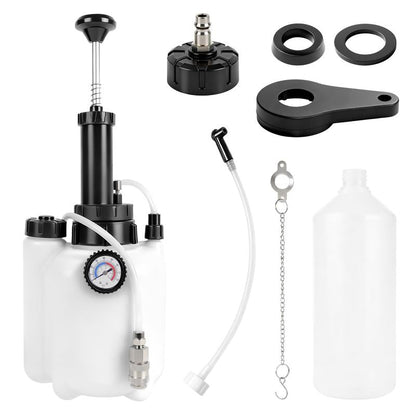 🛠️🚗 LIMITIERT 50% RABATT! Bremsblutungs-Set 3L – Inkl. Druckpumpe, Auffangbehälter & Adapter für präzises Ein-Mann-Bremsenentlüften ⚡