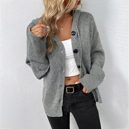 🏆 LAST DAY SALE 50% OFF 🔥 Women's Autumn Knit Drawstring Hooded Coat – Cosy, Relaxed Fit & Perfect for Layering on Crisp Days 🍂✨