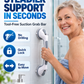 🚿 50% OFF! ✨ Suction Cup Grab Bar – Tool-Free No-Drill Install on Tile & Glass, Strong Vacuum Hold, Removable & Reusable – Extra Balance Support for Bathroom Safety 🔒