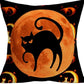 Halloween Pumpkin Throw Pillow Cover