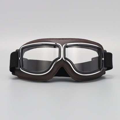 ⏳🔥LIMITED-TIME 50% OFF! ⏰💥Retro Motorcycle Goggles – Windproof, Shatterproof Lens, Vintage Style 🕶️