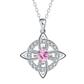 🔮Mystical Birthstone Witches Knot Necklace – Natural Crystal💞Protect Your Loved Ones