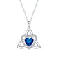 ⏳🔥LIMITED-TIME 50% OFF! ⏰Birthstone Celtic Trinity Knot Heart Necklace✨ Heart Shape Celtic Trinity Knot Birthstone Pendant