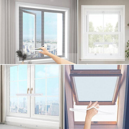 ✨ Buy 1 Get 1 FREE🎁 ✨FlyFree™ 3-Second Fit Window Mesh 🌬️ Ultra-fine 1.0mm mesh 🦟 Blocks virtually all bugs ✅ Breathable & invisible 🏡 Trusted by thousands of UK homes for a bug-free summer!
