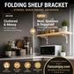⏳🔥LIMITED-TIME 50% OFF! ⏰Fold-in-a-Second Multi-Use Bracket – Declutter Your Kitchen or Study in Moments📚