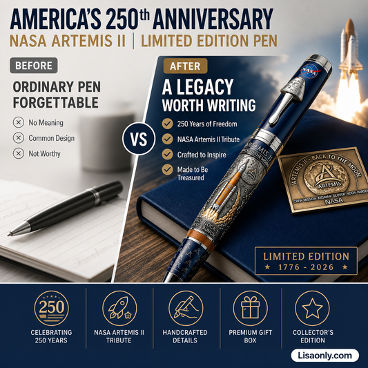 ⏳🔥LIMITED-TIME 50% OFF! ⏰250th U.S. Anniversary Pen – Heirloom-Quality, 24K Gold-Plated & German-Made Nib – "What Will You Sign With America's 250th?" ✨