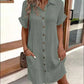 ⏳Limited time – 55% OFF⏰✨Women’s Summer Midi Dress – Breezy, Flattering & Effortlessly Chic! Lightweight Button-Down with Pockets 🇬🇧☀️