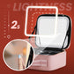 💄50% OFF!🎁Flawless Makeup Anywhere – Portable LED Mirror Makeup Bag!✨