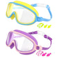 👓SUMMER GIFT – ONLY £11.99!!🏆#1 Bestselling🏊‍♀️HD children's large frame waterproof and anti-fog swimming goggles