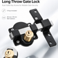 ⏳🔥LIMITED-TIME 50% OFF! ⏰Heavy-Duty Long Throw Gate Lock – Dual-Sided Key, 5 Keys Included 🏡🔒